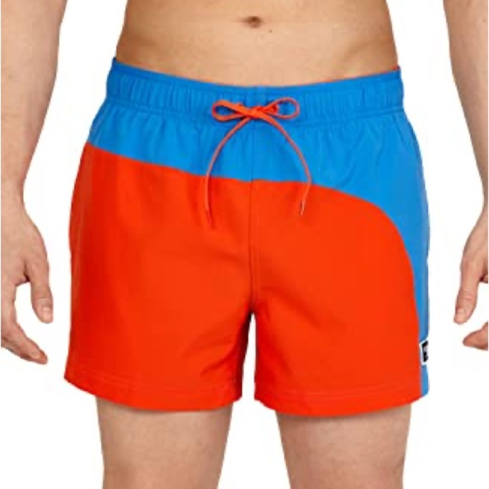 Speedo Swim Trunks 5” in Blue and Red